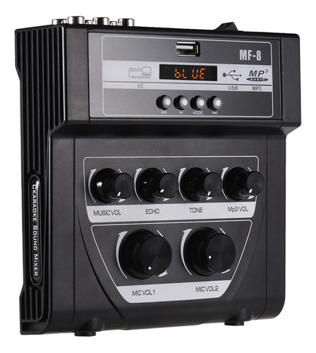 Mf-8 Mini Karaoke Sound Audio Mixer Stereo Echo Mixer