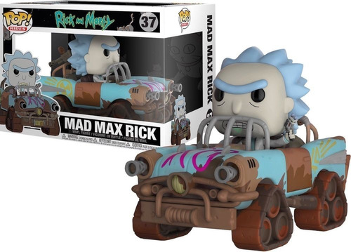 Funko Pop Rides 37 - Rick & Morty - Mad Max Rick Orangegame