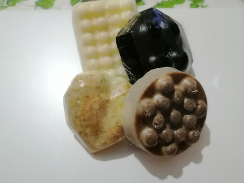 4 Jabónes De Arroz 100% Artesanal