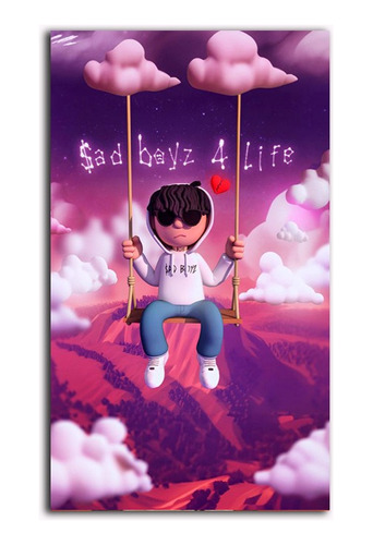 Cuadro Decorativo Junior H 29x50 Cm Sad Boy 4 Life Corridos 