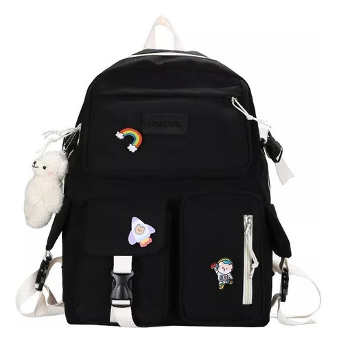 Escolar De Viagem De Nylon Mochila Impermeable Chica Kawaii