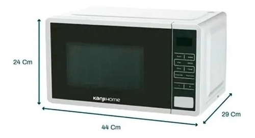 Imagen 2 de 4 de Microondas Microhondas Kanjihome 23 Litros Visor Led Digital
