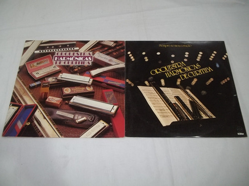 Lp Vinil - Orquestra Harmônicas De Curitiba - 2 Volumes