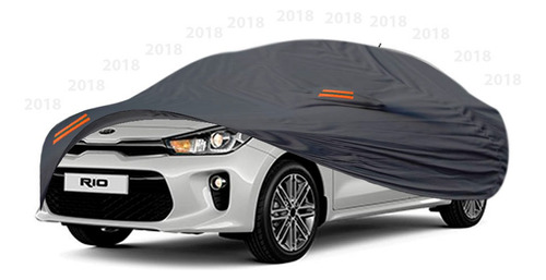 Cobertor De Auto Kia Rio Sedan 2018 Protector Uv/funda 