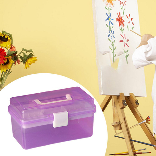 1 Caja De Almacenamiento De Herramientas De Pintura, Caja De