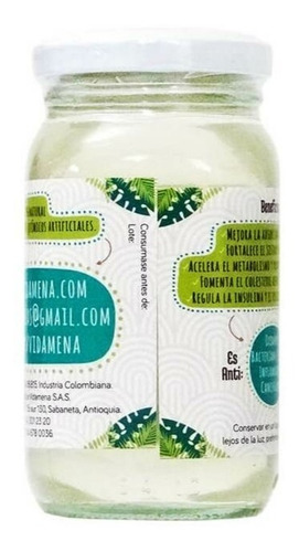 Aceite Coco Natural Extra Virgen X 230ml - L a $108