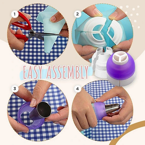 I Easybake Tri Color Coupler Large Cake Converter