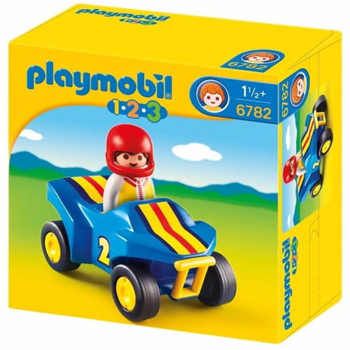 Playmobil 123 - 6782 Buggy Auto Carreras + Muñe - Children's