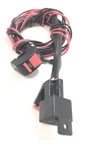 Faro Auxiliar 55w Para Moto X 2 + Kit Instalación + Soporte
