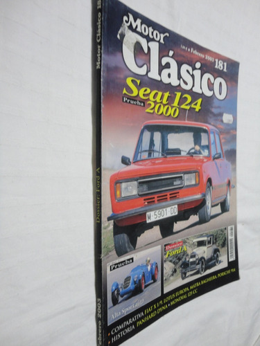 Revista Motor Clasico Nro 181 Febrero 2003 Seat 124