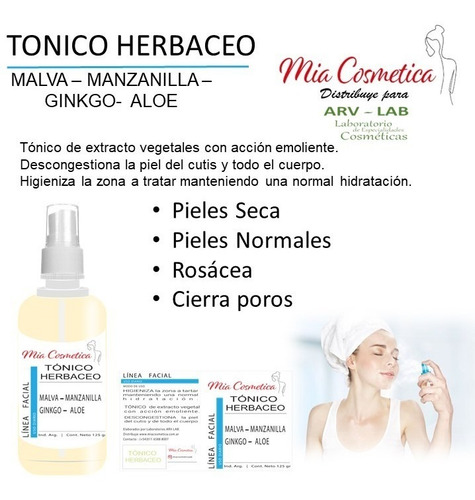 Imagen 3 de 8 de Mas.vegetal Pepino & Malva + Tonico Herbaceo Limp.profunda