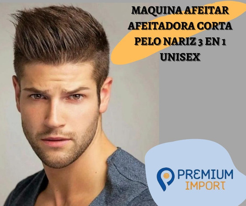 Imagen 4 de 10 de Maquina Afeitar Afeitadora Corta Pelo Nariz 3en1 Unisex