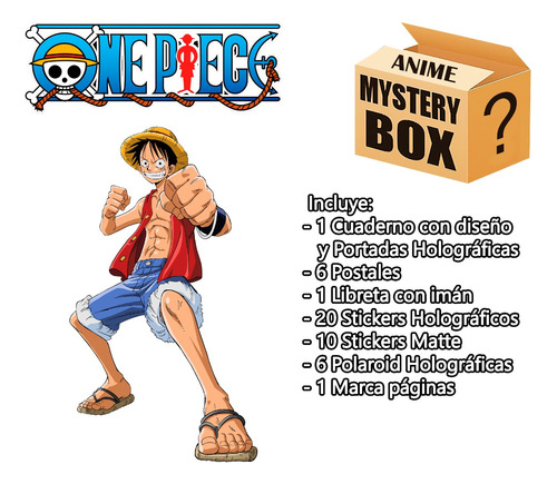 Caja Misteriosa Anime One Piece Mystery Box Envío Gratis