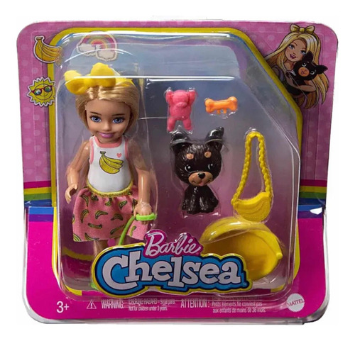 Muñeca Barbie Chelsea Con Perrito