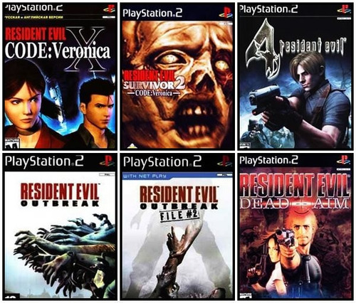 Lote Exclusivo De Resident Evil Para Ps2 Playstation 2 Mercado Libre