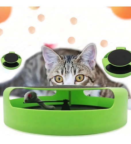 Juguete Gato Atrapa Ratón Juego Interactivo Para Mascota