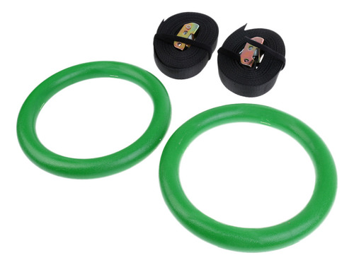 Exercise Rings And Straps Green