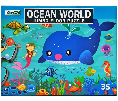 Puzzle Infantil Animales Jumbo 35 Pieza New Cod 2377 Bigshop