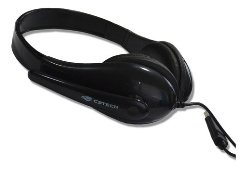 Headset C3tech C/ Microfone Usb Ph-340bk Cor Preto