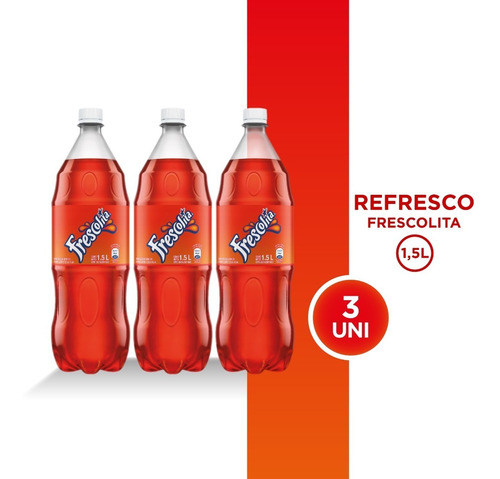 Refresco Frescolita Pet 1.5l 3 Unidades.