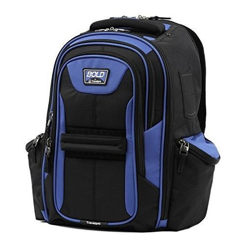 Mochila Ligera Para Portátil Travelpro Bold, Azul/negra, Una