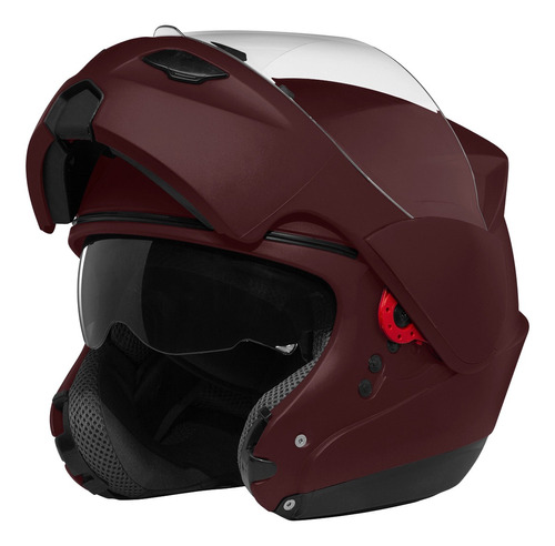 Capacete De Moto Escamoteável Robocop Attack Viseira Dupla