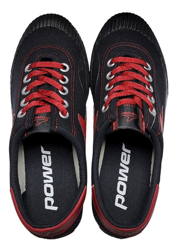 Zapatilla Power Retro Unisex Negro/rojo