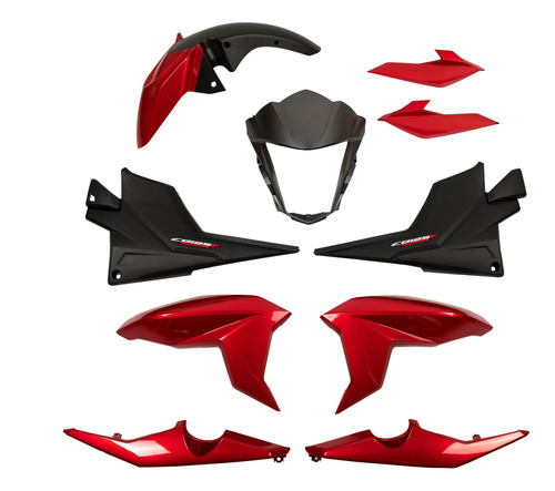 Kit De Plasticos Completo Honda Cb125f Twister Mtc