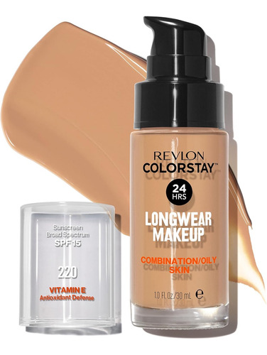 Revlon Colorstay Longwear Makeup 24hrs.  Con Spf15 Vitamin E