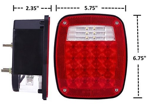 Imagen 5 de 7 de 38 Led Jeep Style Luces De Respaldo Para Camión