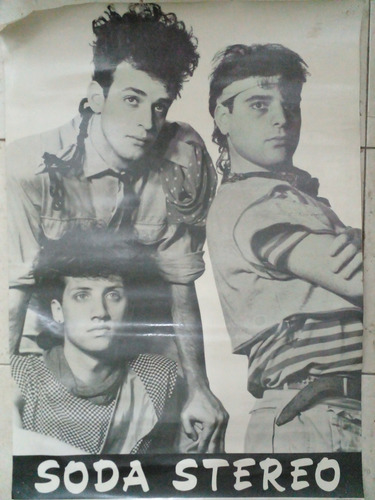 Poster Soda Stereo Carton 71x51 Perfecto Estado