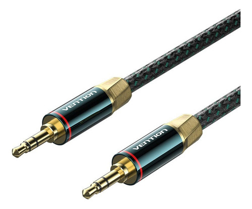 Cable Audio Auxiliar 0.5 M Trenzado 3.5 Mini Plug Vention