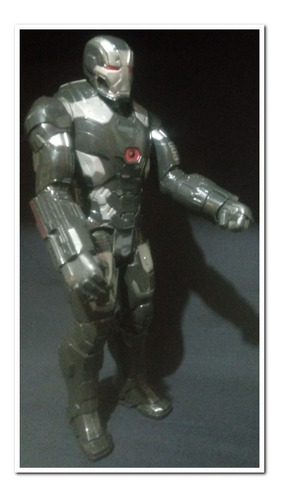 Iron Man Negro, Figura 30 Cms. Con Luz Y Sonido + 2 Pilas Aa