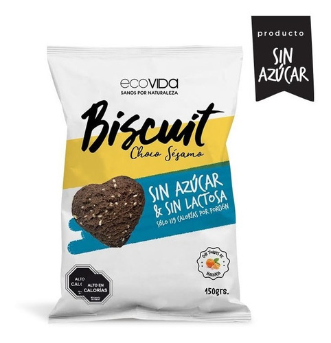 Galleta Biscuit Choco Sésamo 150g.