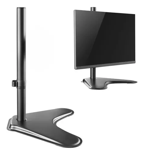 Soporte Base Poste 40cm Monitor Universal P/ Mesa Escritorio