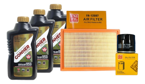 Kit Afinación Para Renault Kwid 1.0 19-23 5w30 Api Sp Aceite