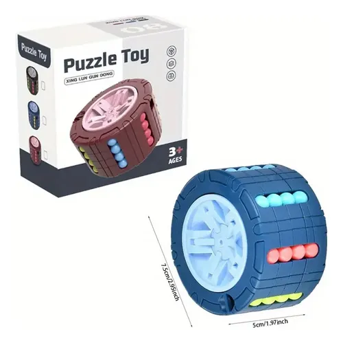 Cubo Rubik Magico Giratorio Ufo Llanta Juego Destreza Mental