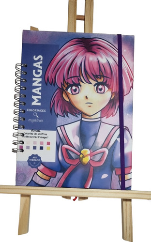 Libro Para Colorear Mangas