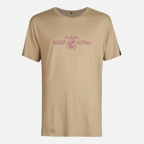 Polera Hombre Logo Beige Haka Honu