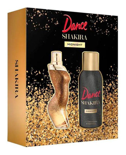 Kit Shakira Dance Midnight - Edt 80ml + Deo 150ml