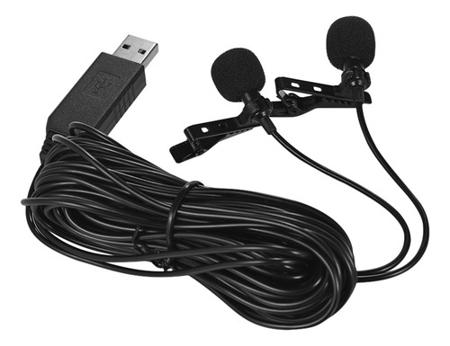 Micrófono Lavalier Usb Para Micrófono De Vídeo Con Clip Ando