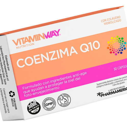 Vitamin Way Coenzima Q10 Antiage Antioxidante Piel 30c