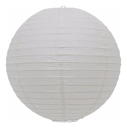 Luminária Japonesa Chinesa Oriental Lanterna Casamento 30cm Cor Branco N/a