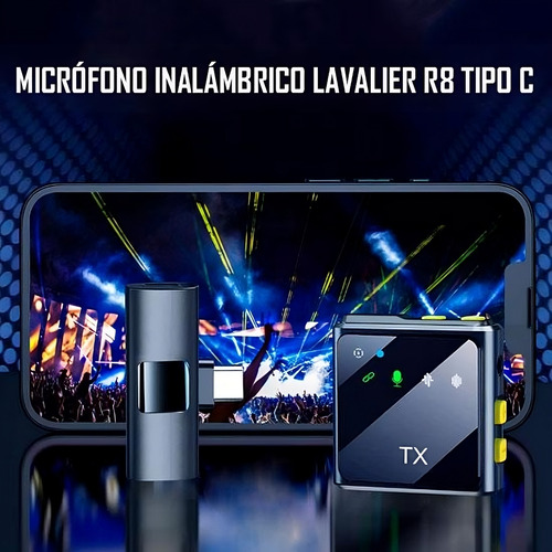 Micrófono Inalámbrico Lavalier Pss-f9 Cancelación De Ruido