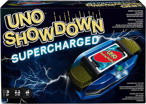 Juego De Cartas Familiar Supercharged Uno Showdown 112