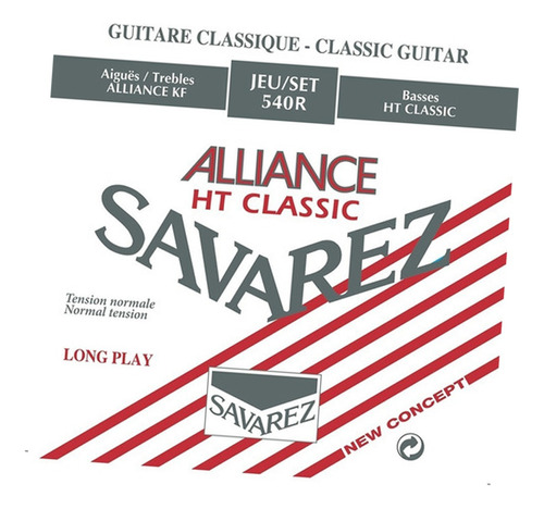 Encordado Guitarra Clasica Savarez 540 R Normal Tension