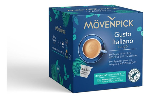 Box Pack 60 Cápsulas Mövenpick Compatible Con Nespresso®