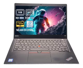 Laptop Lenovo X390 Core I7 8va 8gb 512gb Ssd 13.3 Hd W10 Pro