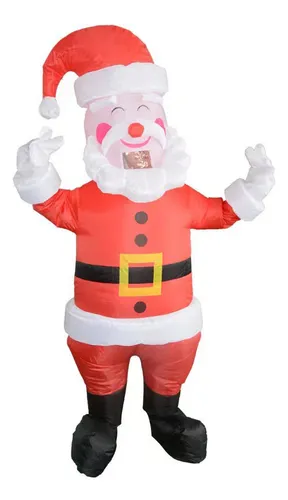 Traje Inflable De Papá Noel Para Árbol De Navidad, Disfraz