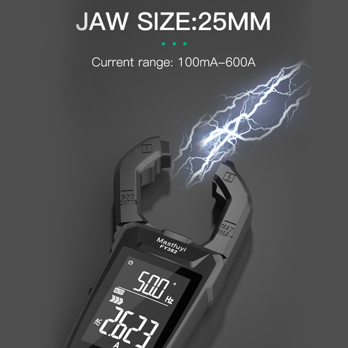 Pinza Amperimétrica 9999 Smart Fy382 Rms Counts Mastfuyi